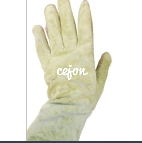 Cejon Celery Green suede feel gloves XL - Picture 1 of 8